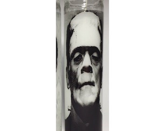 Frankenstein Monster Horror Prayer Candle