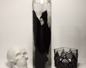 Lydia Deetz Beetlejuice Horror Prayer Candle