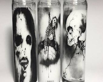 Scary Stories to tell in the Dark Prayer Candle set of 3