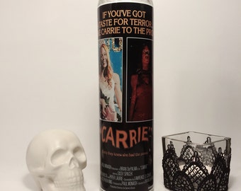 Stephen King's Carrie Sissy Spacek  Horror Prayer Candle