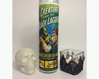 Universal Monsters The Creature from the Black Lagoon Horror Prayer Candle