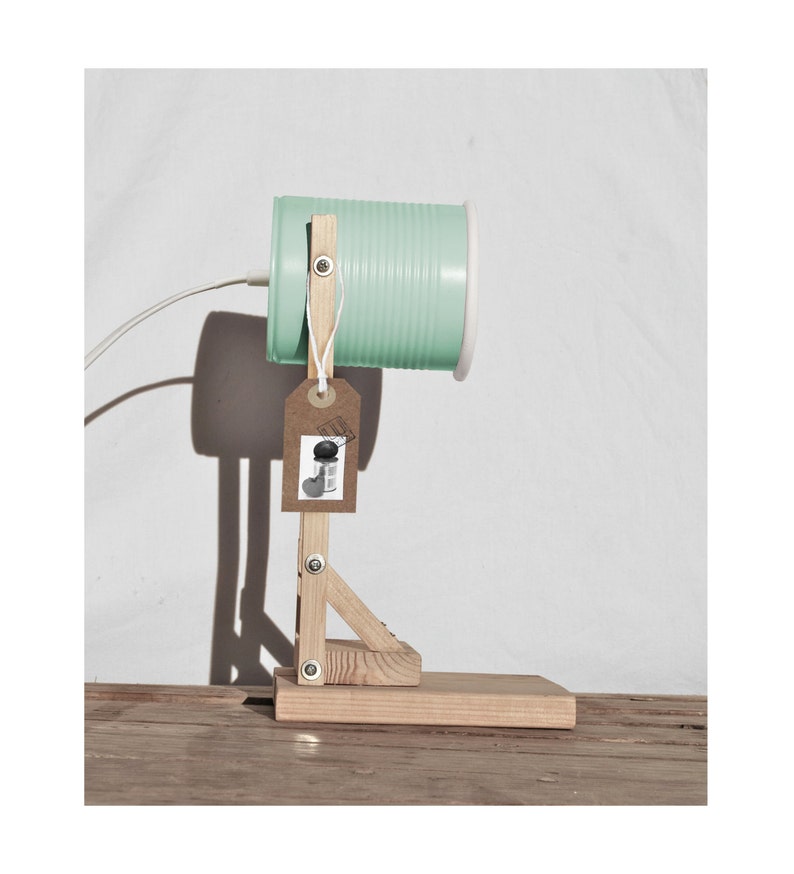 Desk Lamp Pastel Mint Green / Aquamarineeco Friendly Etsy