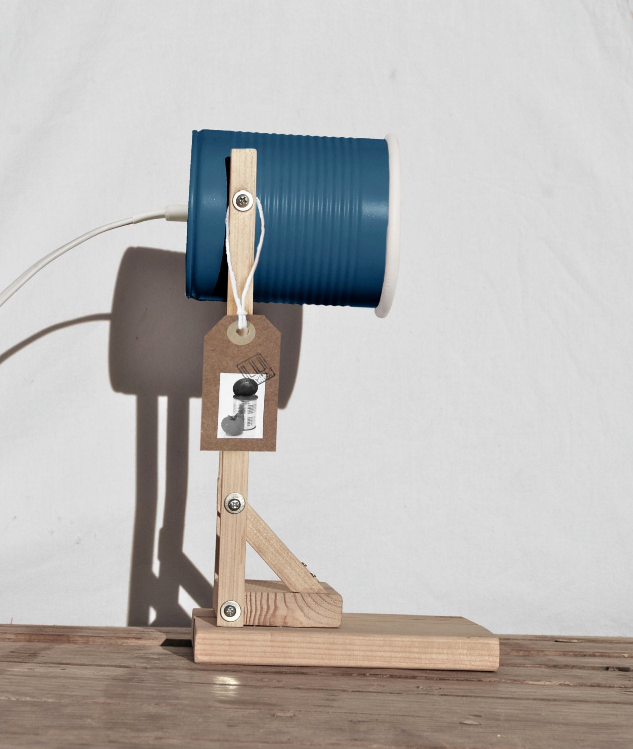 blue nightstand lamp