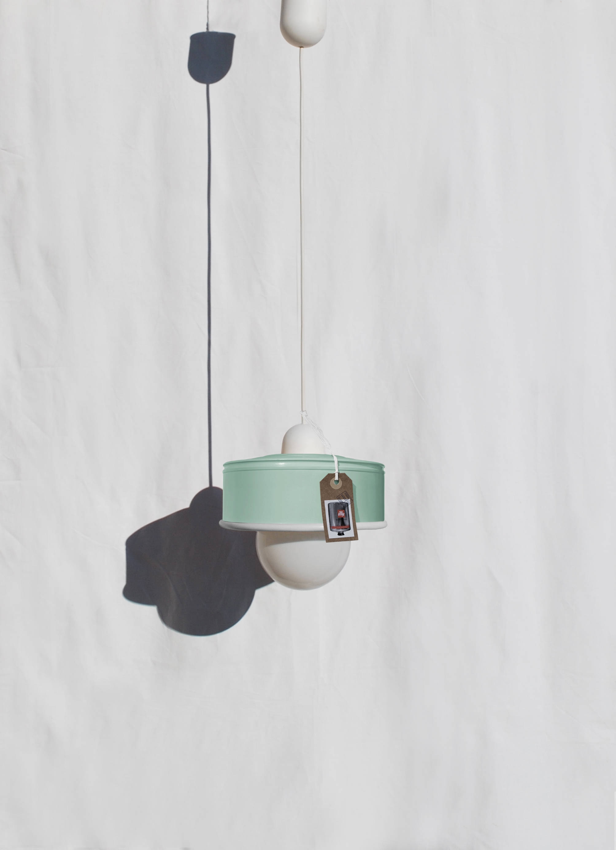 Hanging Pendant Ceiling Lamp Mint Color Eco Friendly