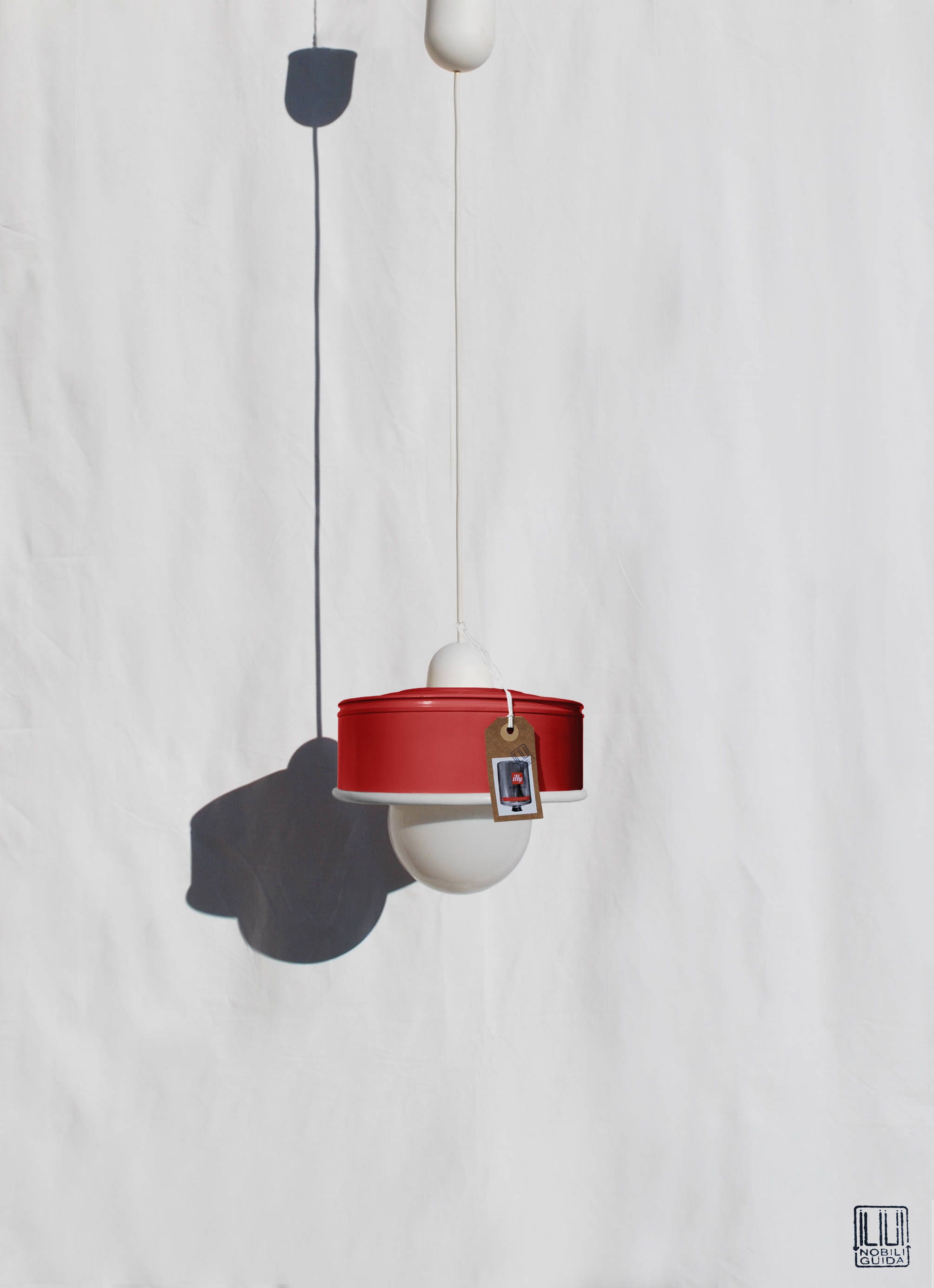 Hanging Pendant Ceiling Lamp Cherry Coral Eco Friendly