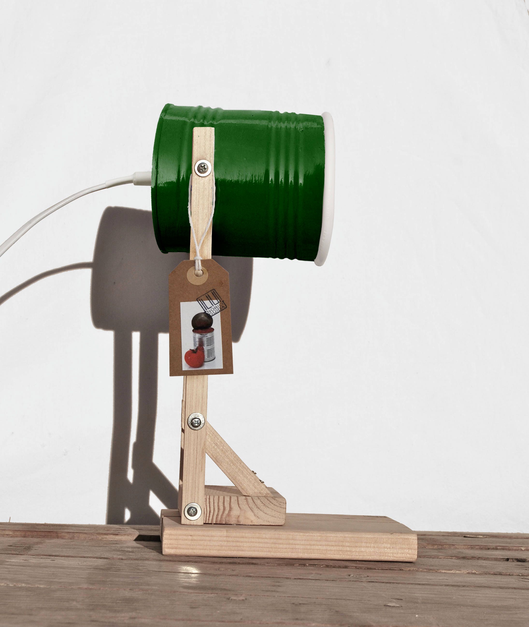 recycled table lamp