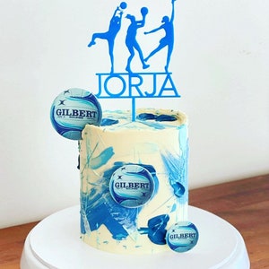 Personalised Netball Cake Topper