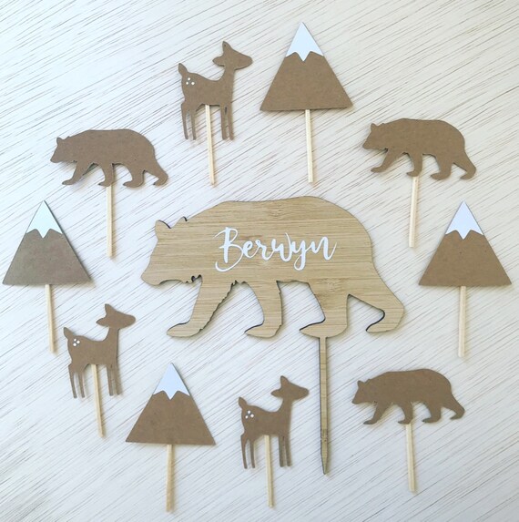 Personalised Bear Cake Topper Il_570xn