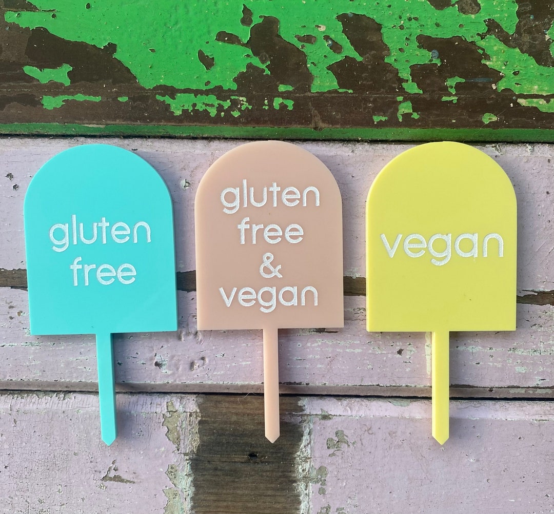Dietary & Free From Food Display Signs Etsy Australia