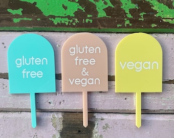 Dietary & Free From Food Display Signs