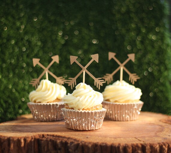 Arrow cupcake toppers Il_570xn