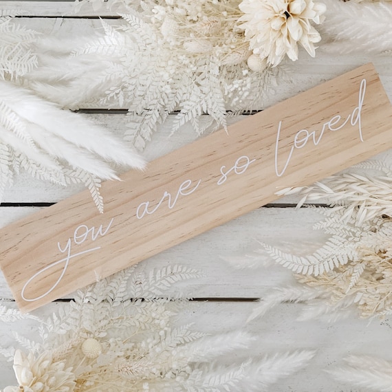 you are so loved wooden sign Il_570xn