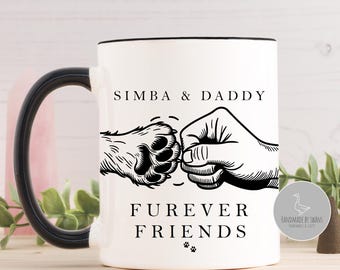 Personalised Dog dad mug, father's day gift for dog dad, mother's day gift from the dog, Gift from the dog, Dog christmas gift dog mum mug