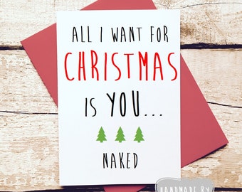 xmas card for her etsy