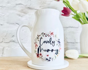 Seconds Vase for mummy, personalised ceramic vase, vase for flowers, Mother’s Day gift, Mother’s Day vase, birthday gift for grandma, nanna