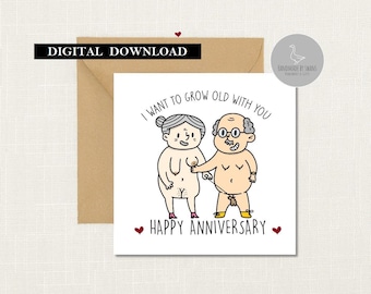 Tarjeta divertida de aniversario de bodas para esposo, tarjeta divertida de aniversario para novio, regalo de aniversario para él, tarjeta de primer aniversario, esposo