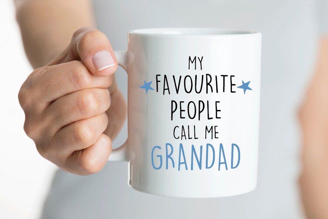Personalised Grandad Mug, Grandpa Mug, Dad Mug, Gifts for Grandparents, Favourite People Mug ...