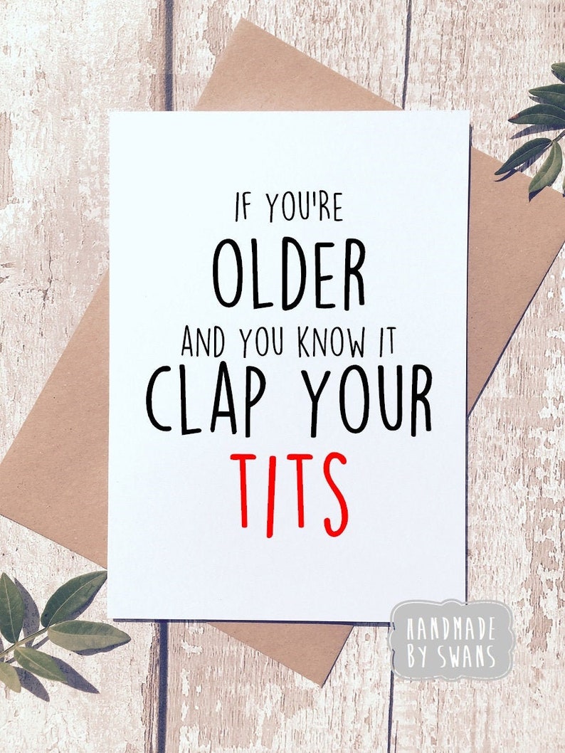 Funny Happy Birthday Card Rude Card Funny Card for Friend Etsy UK