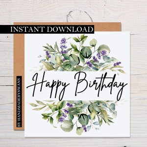 Tarjeta de feliz cumpleaños, tarjeta de feliz cumpleaños floral, tarjeta de cumpleaños de flores, tarjeta de cumpleaños de un amigo, tarjeta de cumpleaños de mamá, tarjeta de cumpleaños de la abuela,