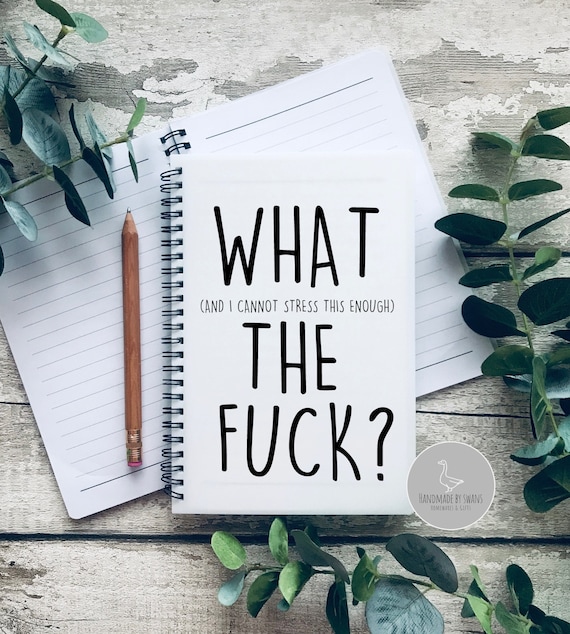 Rude Notebook funny notebook gift for colleague gift for Etsy.de