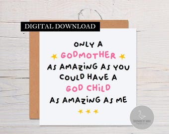 Tarjeta de madrina, tarjeta de padrino amigo, tarjeta ¿Quieres ser mi madrina?, tarjeta de nuevo bebé, tarjetas para mujeres, tarjeta para padrinos
