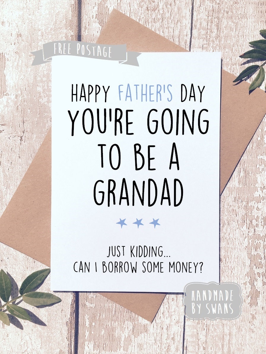 funny fathers day card funny card for dad fathers day etsy