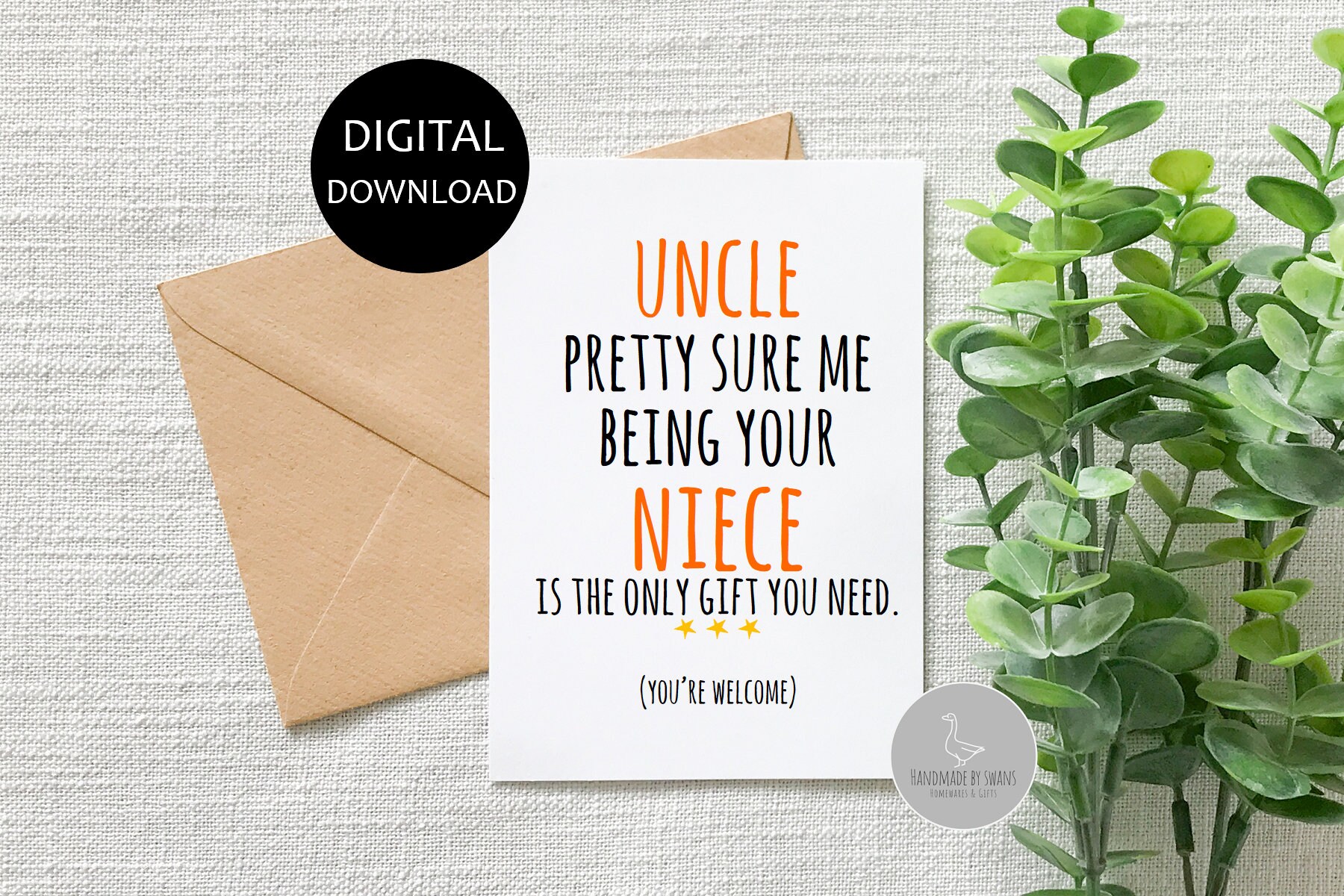 Old English Co. Geburtstagskarte Für Onkel – „No One Measures Up To You“ Mit Werkzeug-Wortspiel, Blanko Innen