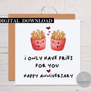 Funny wedding anniversary card for husband, Funny anniversary card for boyfriend, anniversary gift for him, first anniversary card, husband