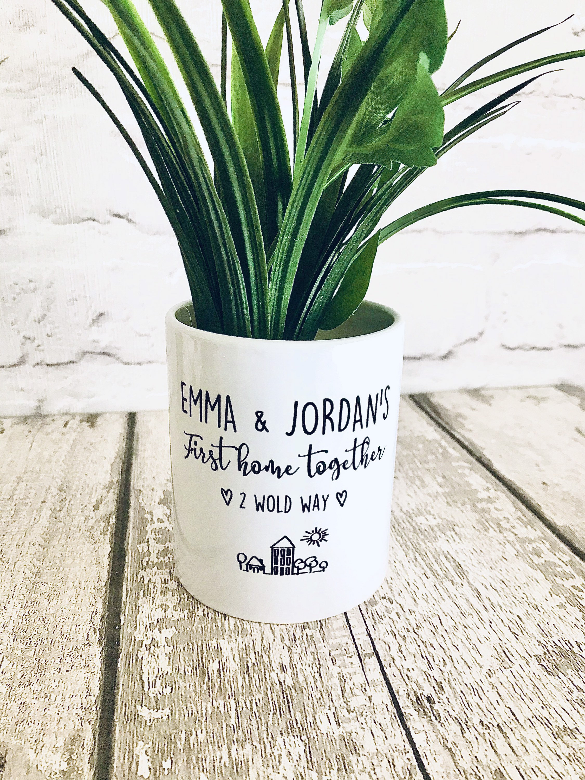 Housewarming gift Plant pot planter cactus pot new home Etsy