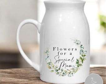 Vase for mum, personalised ceramic vase, vase for flowers, Mother’s Day gift, Mother’s Day vase, birthday gift for grandma, nanna gift