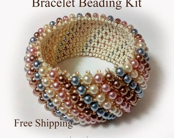 Tutte le stagioni Bracelet Kit - tutorial. Scegli i tuoi colori preferiti.