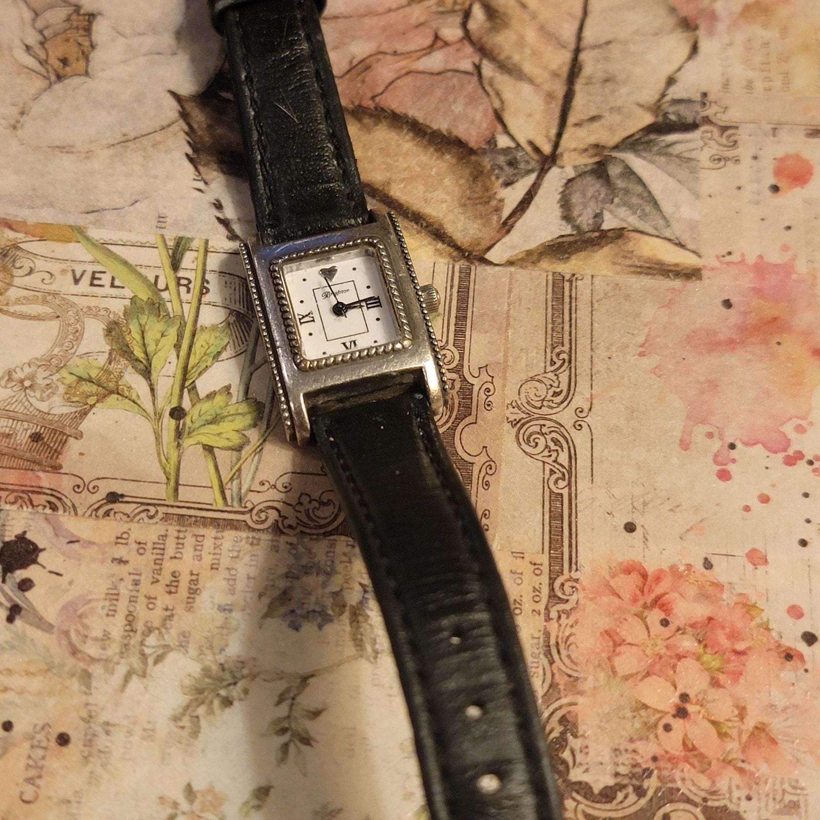 Brighton Jefferson Rectangular Watch Vintage Silver Case  display picture 1