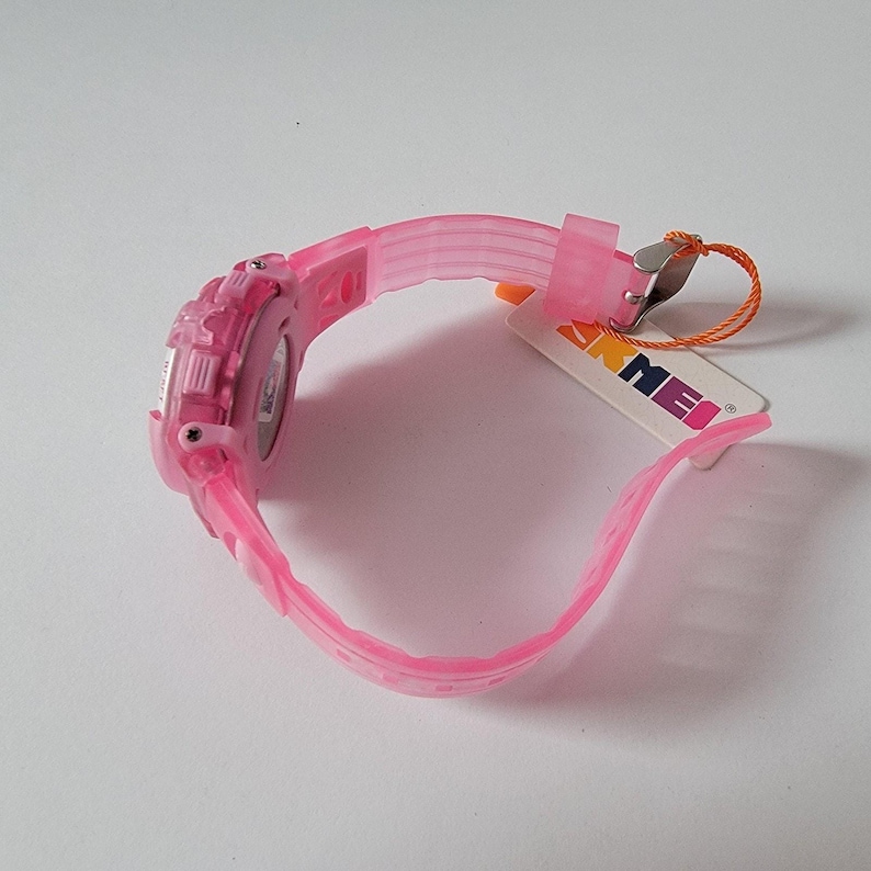 Pink SKMEI Digital Watch Girls Alarm Chronograph Quartz 5ATM Water Resistant image 2