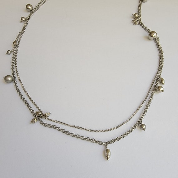 Lia Sophia Silver Charm Necklace