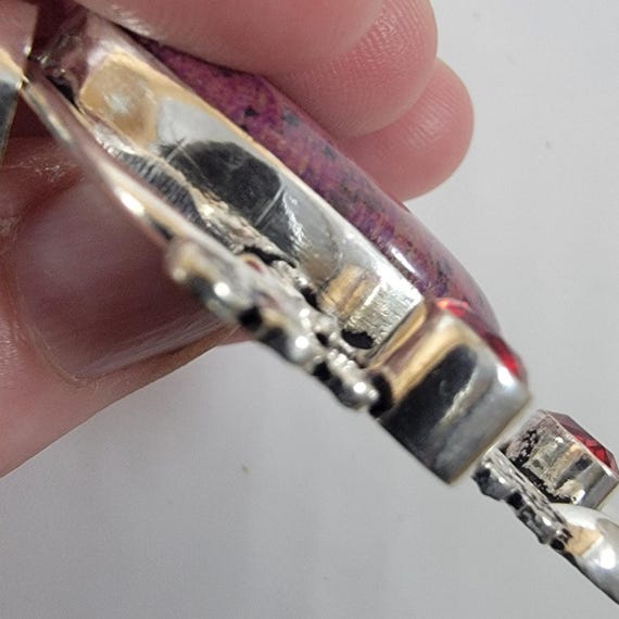 Ruby Zoisite Pendant – With Red Garnet Accents + … - image 5