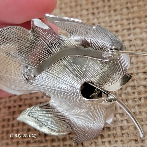 Lovely Leaf Silver Brooch for Women, Jewelry Pin,… - image 8