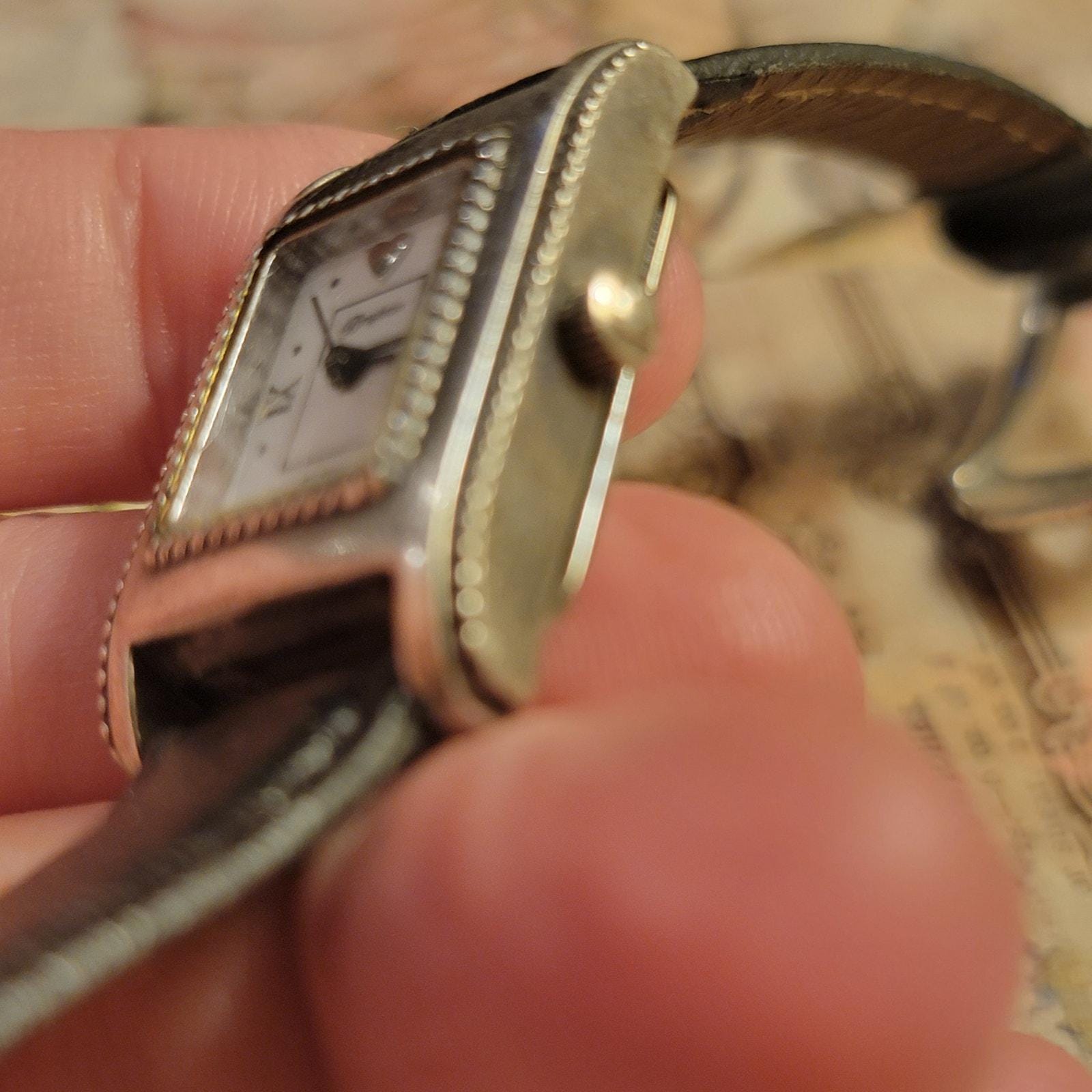 Brighton Jefferson Leather Watch Brighton Jefferson coral leather band watch main image 3