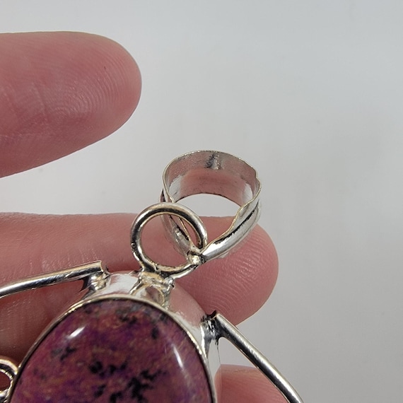 Ruby Zoisite Pendant – With Red Garnet Accents + … - image 8