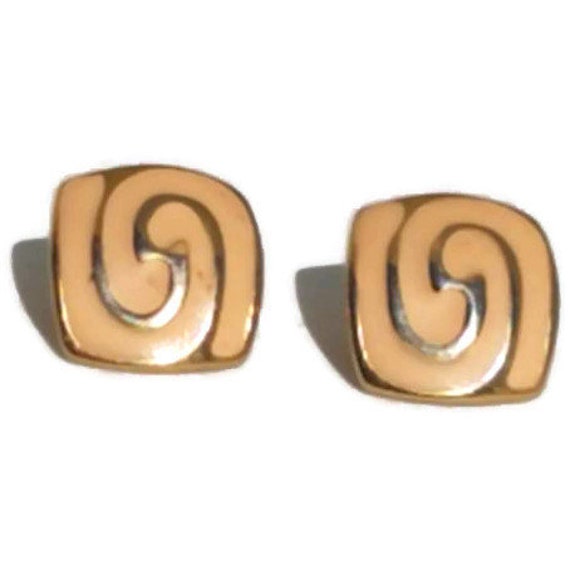 Cloisonne Earring, Clip On Earrings, Vintage Clip-