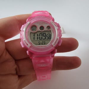 Pink SKMEI Digital Watch Girls Alarm Chronograph Quartz 5ATM Water Resistant image 1