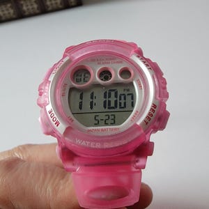 Pink SKMEI Digital Watch Girls Alarm Chronograph Quartz 5ATM Water Resistant image 3