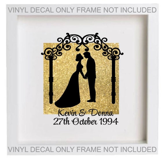 Personalised Dog Sympathy Decal Vinyl Sticker Box Frame Gifts DIY Photo Frames