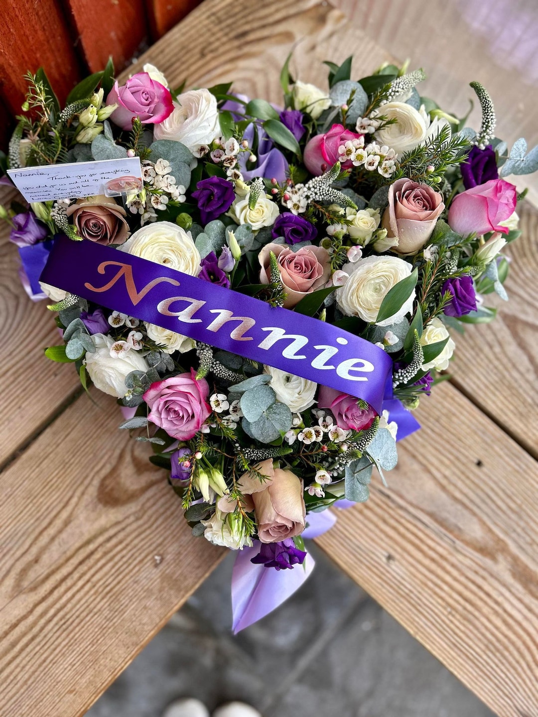 Any Colour Funeral Wreath Ribbon Funeral Ribbon for Your Own Floral