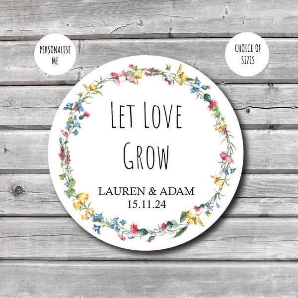 Let Love Grow Seed Packets - Etsy UK