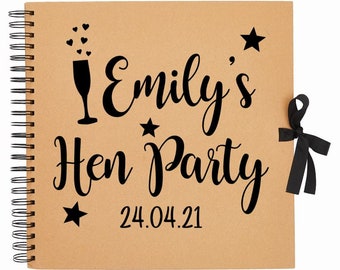 Unique DIY Decal Personalised Sticker For Guest Book Hen Party Scrapbook Memorial Journal Baby Shower Various Sizes And Colours Sticker ONLY