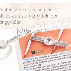 Eheringe Set Silber, Trauringe Eheringe Partnerringe, Partnerringe Silber, Verlobungsringe, mit Kügelchenring, Modell 'Saburra' Bild 6