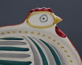 BOWL, pottery, chicken, Gabriel, 20th century. Sweden