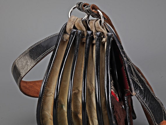 Handmade Argentinian gaucho leather shoulder bag,… - image 6