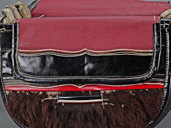 Handmade Argentinian gaucho leather shoulder bag,… - image 8