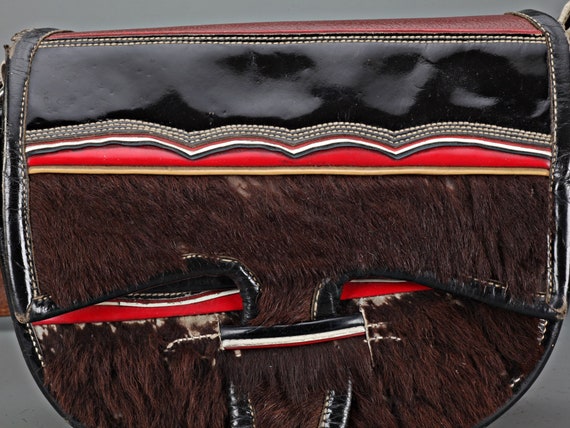 Handmade Argentinian gaucho leather shoulder bag,… - image 7
